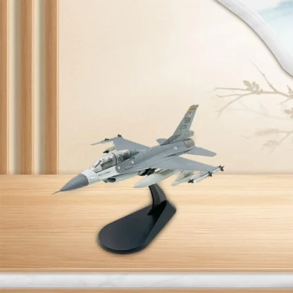 Modelo de avión de metal modelo de avión de combate 1:72 para estantería de encimera de bar