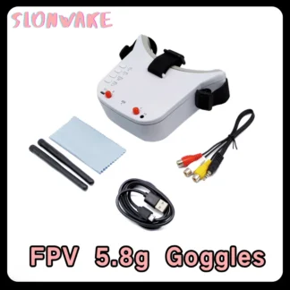 5,8G 48CH 3 pulgadas 480*272 LCD auriculares de vídeo HD profesional RC FPV gafas construir en batería de 1800mah para Dron FPV RC Quadcopter