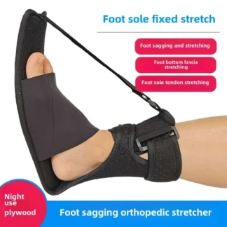 Ortesis de soporte para pie caído, estabilizador médico de soporte para tobillo y pie, soporte corrector de caída de pie ligero para hombres y mujeres