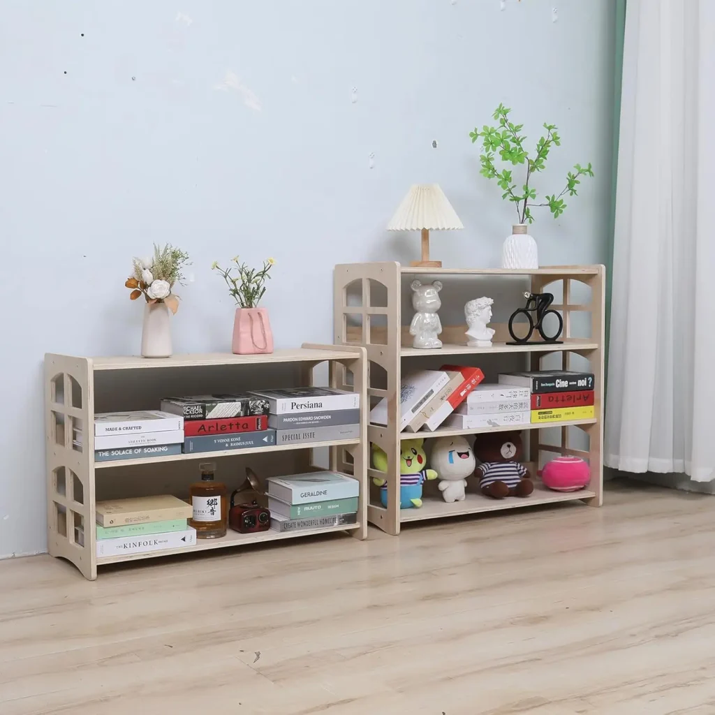 Estantería para juguetes, organizador de almacenamiento para niños, estantes para libros de juguetes para habitación de niños, resistente