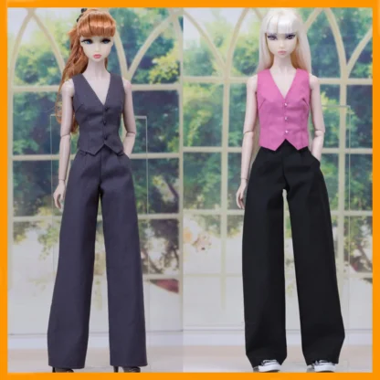 [Personalizado] pantalones de negocios para mujer de oficina a escala 1/6, pantalones largos sueltos de pierna ancha para modelo Momoko OB FR Nippon PoppyParker