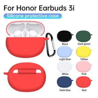 Funda protectora de silicona para auriculares Honor 3i, cubierta a prueba de golpes con gancho