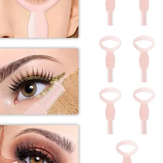 Plantillas de maquillaje de ojos, delineador de ojos DIY, modelo de pestañas, dispositivo auxiliar de maquillaje de ojos para principiantes, aplicador de peine de pestañas, 10/20/50 Uds.