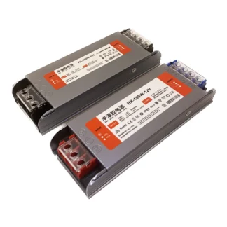 Transformador de iluminación ultradelgado para barra de lámpara de tira LED, controlador de 100W, cc 12V, 8.4A, Semi pegamento Delgado, fuente de alimentación AC110V, 220V, 24V, 4.1A