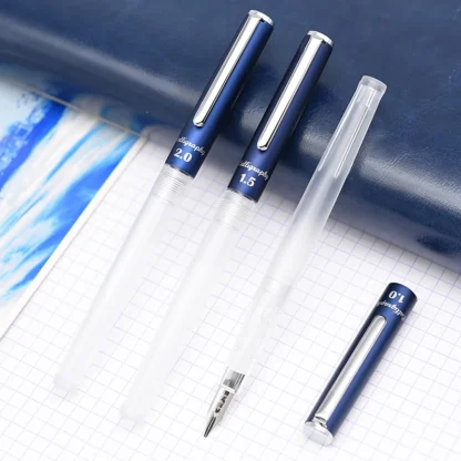 Pluma estilográfica Original Sailor Heart Art Hiace HighAce Neo Clear Student 12-0155 punta plana 1,0mm/1,5mm/2,0mm pluma de regalo de negocios