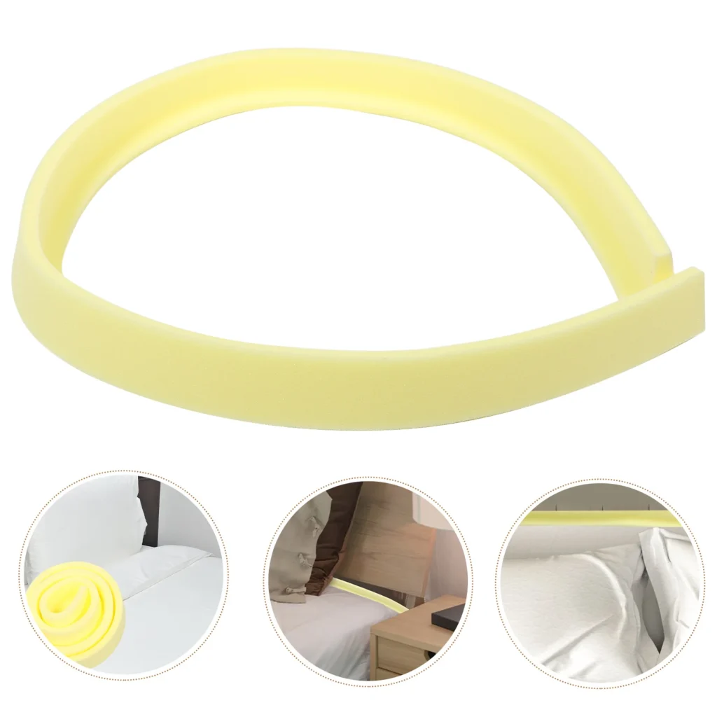 Relleno de huecos de cama, cuña de almohada en forma de L para cabecera, tiras de relleno de huecos de colchón para camas de tamaño completo, accesorios de cama adecuados para