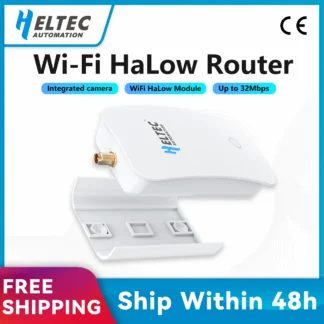 Heltec Wi-Fi HaLow HT-H7608 IEEE 802.11ah Extensor Wi-Fi de puerta de enlace de doble banda Transmisión de puerta de enlace de larga distancia de 3 km Velocidad más rápida