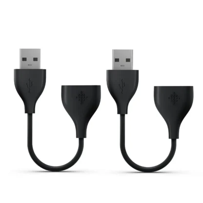 Paquete de 2 cables de cargador USB para pulsera de actividad inalámbrica Fitbit One Band