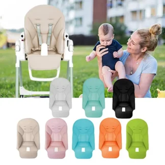 Cojín de asiento para Peg perego Siesta Zero 3, funda de cuero PU para silla de comedor, funda de asiento suave para bebé con relleno, cojín para silla alta