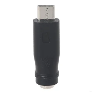 A9LF 5.5x2.1mm femenino a tipo C USB C Adaptador adaptador masculino para teléfono móvil