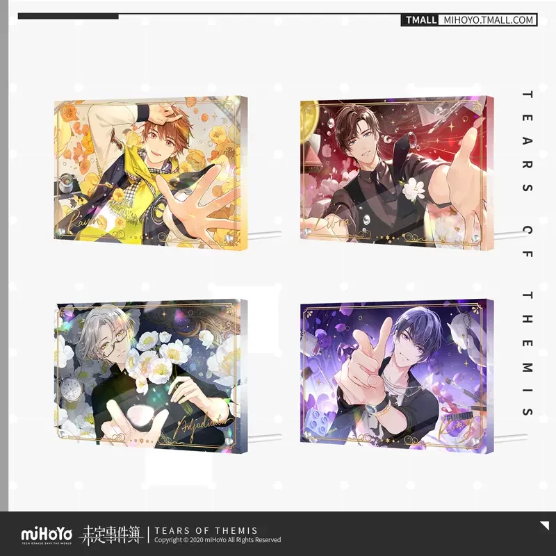 Sunsyea lágrimas de Themis oficial Merch miHoYo Original serie HJJM adornos acrílicos Cuervo rey Libra juez