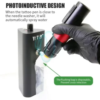 Lavadora de agujas eléctrica, equipo de lavado automático de agujas, tinta de Color para agujas de tatuaje