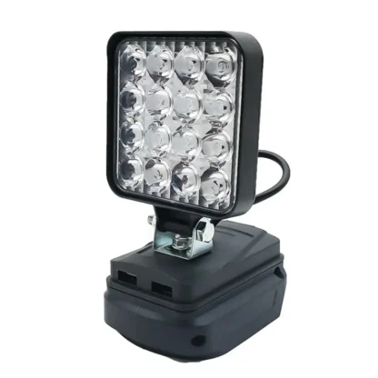 16 focos de luz LED para trabajo al aire libre, herramienta de emergencia portátil para pesca, luz para batería de litio de 18V