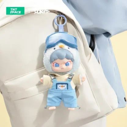TNTSPACE DORA pingüino serie vinilo Guess Bag juguetes muñeca Linda figura de Anime adornos de escritorio colección de regalos