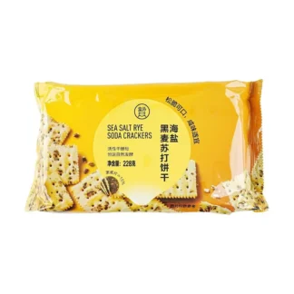 FRESHIPPO-galletas de Soda de centeno, sal marina, 6 paquetes, 8,04 oz * 6 paquetes