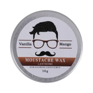 Venta superior Lanthome cera para Barba masculina bigote atractivo bigote nutritivo cuidado de la Barba mejora la Sparseness desordenada reductora rizos Hai