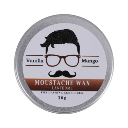 Venta superior Lanthome cera para Barba masculina bigote atractivo bigote nutritivo cuidado de la Barba mejora la Sparseness desordenada reductora rizos Hai