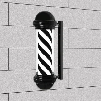 Luz giratoria para barbería, poste de barbero, para peluquería, exterior