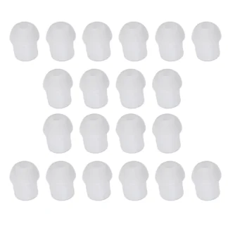 AB53 20 piezas auriculares intrauditivos de silicona con punta de seta para auriculares de Radio