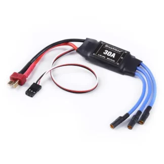 Controlador de velocidad eléctrico RC sin escobillas 2-4S 30A ESC con 5V 2A BEC para avión multicóptero Rc