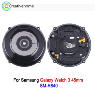 Para Samsung Galaxy Watch 3 45mm SM-R840 cubierta trasera de reloj con Sensor de ritmo cardíaco + módulo de carga inalámbrica