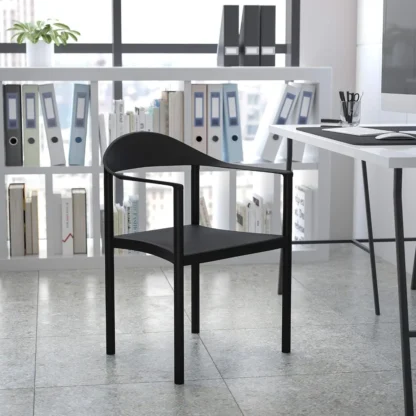 1000 lb. Silla apilable de cafetería con capacidad
