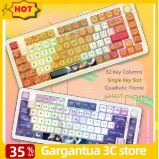 Teclado mecánico multimodo Ks82pro, 82 teclas, personalizado, silencioso, Rgb, junta de eje satelital, tipo C, regalos para ordenador portátil de oficina, teclado para juegos