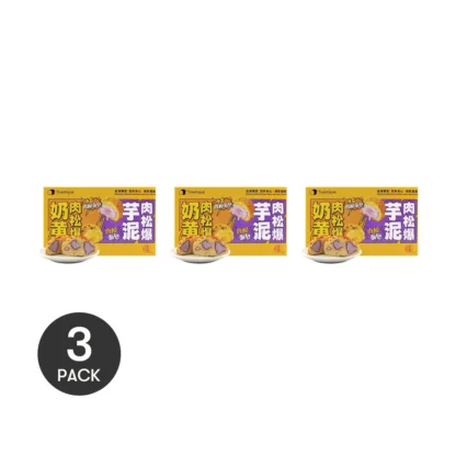 Toastique-moño de crema de hilo dental para carne, pollo, Lava, Taro fundido, 17,63 oz * 3 paquetes, 3 paquetes