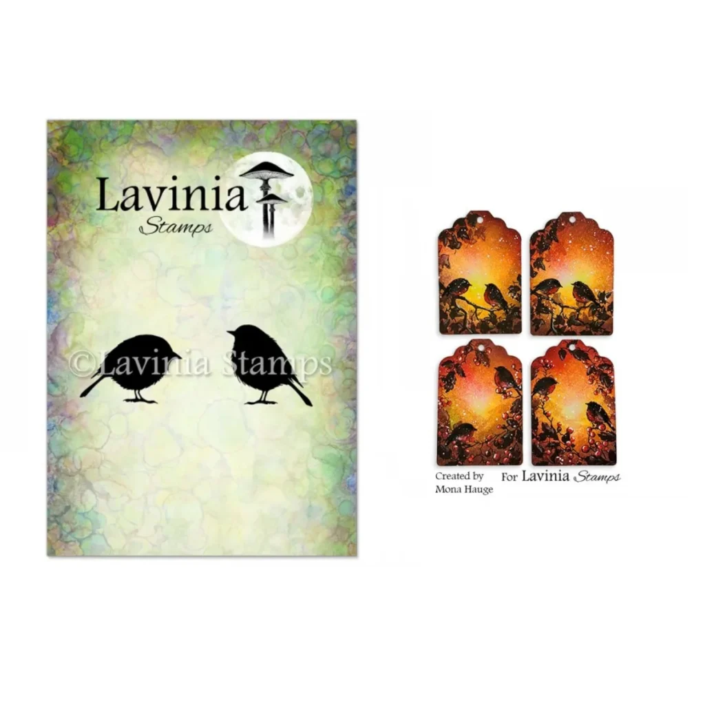 Sellos transparentes de dos corvos de Navidad para álbum de recortes DIY, tarjeta de papel artesanal en relieve, álbum, plantilla artesanal, suministros de decoración 2024