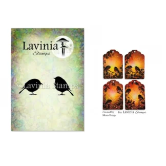Sellos transparentes de dos corvos de Navidad para álbum de recortes DIY, tarjeta de papel artesanal en relieve, álbum, plantilla artesanal, suministros de decoración 2024
