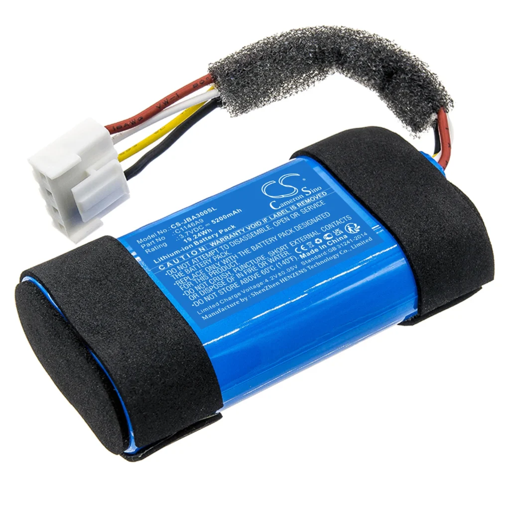 Altavoz JBL C1146A9, batería de 5200mAh/19.24Wh, compatible con el modelo JBL Authentics 300