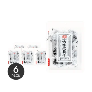 UME HOUSE-ciruela seca, 6 paquetes, 80g * 6 paquetes