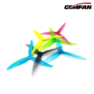 Horacán SL 5125 hélice Gemfan de 3 aspas 1,5mm accesorios de 3 orificios FPV estilo libre para Motor RC Drone Iflight actualización piezas de bricolaje 6 pares/12