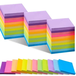 Bloc de notas LOLEDE, notas adhesivas, suministros de papelería Kawaii, papelería y accesorios de oficina, cuadernos, papel para rascar