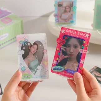 Funda para tarjeta postal de 3 pulgadas, soporte para sesión fotográfica, tarjeta de fotos de Idol, Colector de tarjetas Lomo, cardalbo para fotografías, Kpop