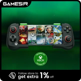 GameSir X4 Aileron Controlador móvil autorizado por Xbox, joysticks y disparadores de efecto Hall para teléfono Android, diseño Joycon portátil