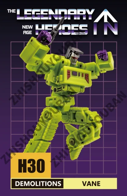 ¡Tarjeta! Diy exclusivo hace una figura de acción del robot transformadora NEWAGE NA H30 VANE tarjeta de personaje