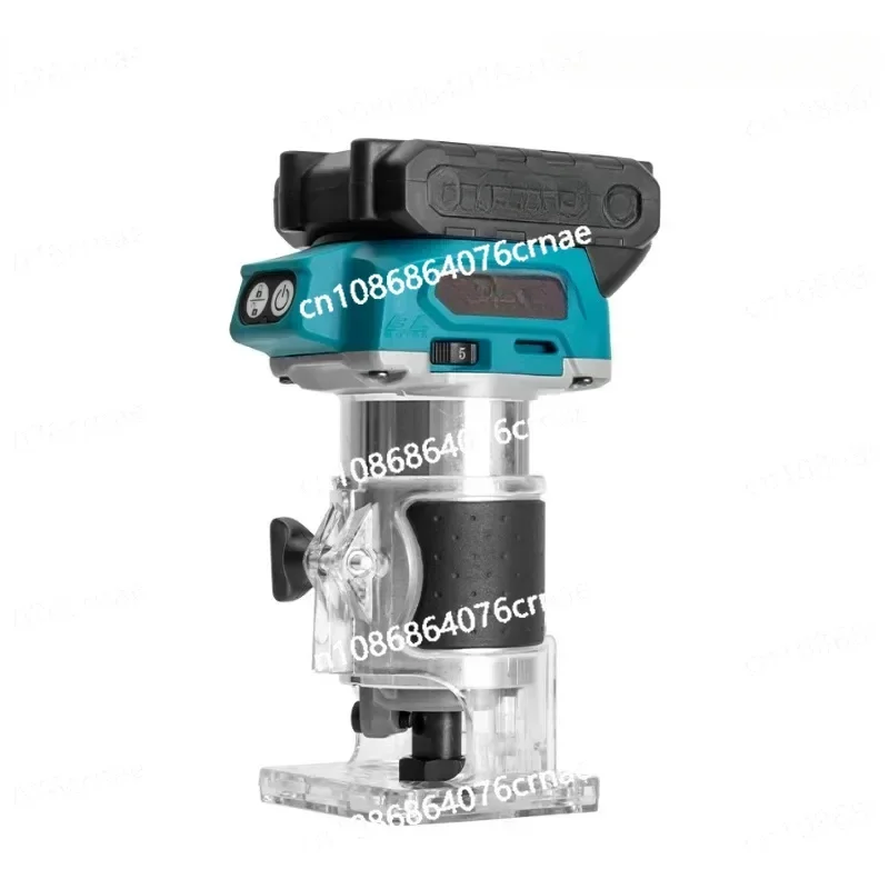 Recortadora eléctrica de litio sin escobillas, máquina de recorte de carpintería, ranuradora, máquina de grabado de excavación, fresadora de madera