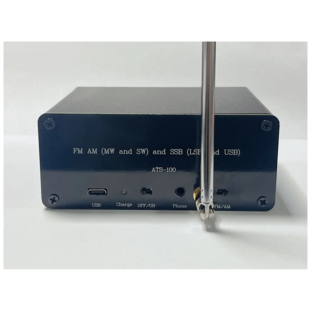 Receptor de Radio de banda de onda completa QA88X SI4732 FM LW MW SW SSB compatible con búsqueda de transmisión receptor de pantalla táctil de 2,4 pulgadas