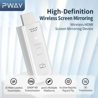 Next Gen Wireless Casting 2025 – Voz - Compatible con asistencia Plug & Play Calidad Premium 1080p 5M