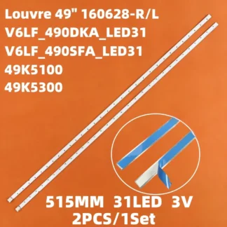 Barra LED para UN49K5100 UN49K5300 UN49K5300G UE49K5100 UE49K5100BU UE49K5179 UE49K5170 UE49K5105 UE49K5103 UE49K5102