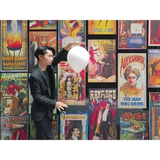 Globo de levantamiento Psychic (versión de Control remoto), primer plano, trucos de magia, escenario, ilusiones de magia, truco, mago, mentalismo, Conedy