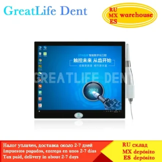 GreatLife Dent pantalla táctil de alta calidad 17 pulgadas Hd1600 cámara intraoral Monitor cámara intraoral Dental con pantalla de ordenador