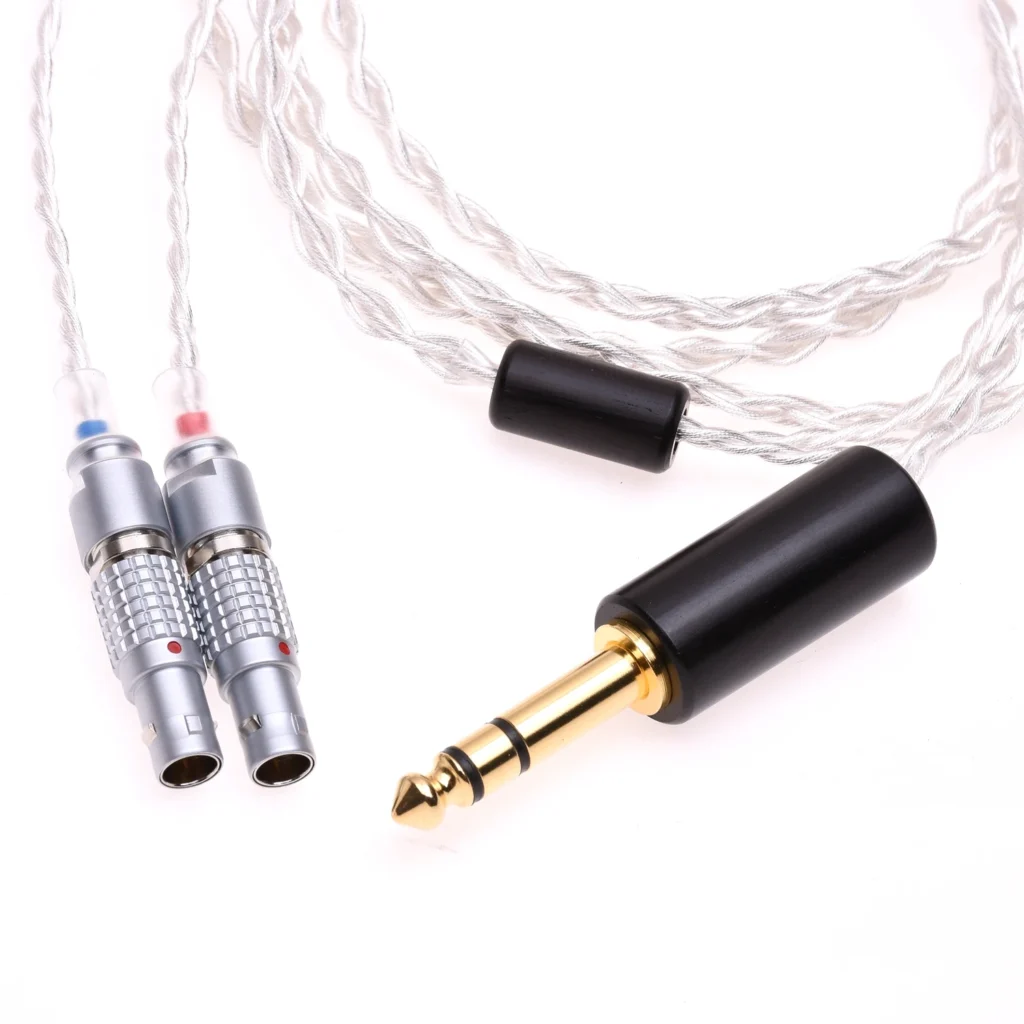 Cable de actualización para Utopia Focal Ultra, 4 núcleos, 6N, OCC, plateado, auriculares