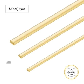 Alambre semicircular de un metro, relleno de oro de 14K, alambre de cuentas relleno de oro medio duro, accesorios para hacer joyería DIY hechos a mano