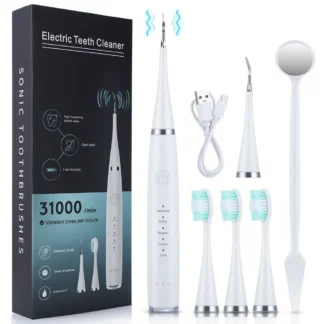 Kit de blanqueador Dental sónico, cepillo de dientes 3 en 1, herramientas para eliminar sarro y cálculo, limpiador de manchas, cuidado bucal