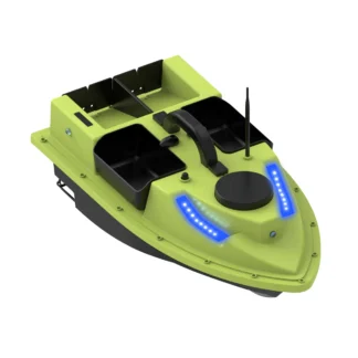 Barco de cebo de pesca de carpa RC con Control remoto GPS de 600M con 4 tanques de cebo y buscador de peces carga de 2KG para pesca