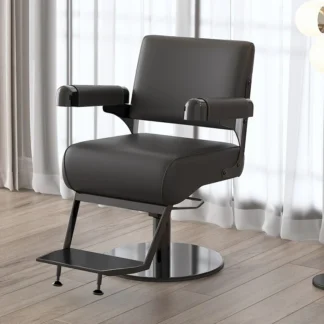 Silla de peluquero sencilla estética, Silla de peluquero moderna y nórdica, diseño cómodo, muebles comerciales