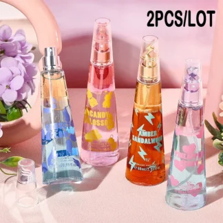 2 unids/lote Perfume corporal Spray para mujer: fragancia floral y afrutada de larga duración, niebla refrescante para frescura durante todo el día