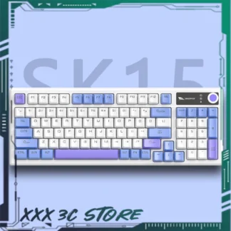 Teclado mecánico con cable SK15, 95 teclas, 98%, diseño de teclado para juegos, enlace completo, sin perforaciones, retroiluminación, accesorios para juegos Esports, regalo